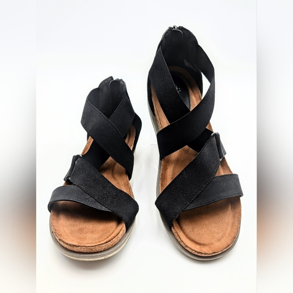 Eurosoft Size 8 M Women's Black Strappy Sandals - Chic & Comfortable - Picture 3 of 15